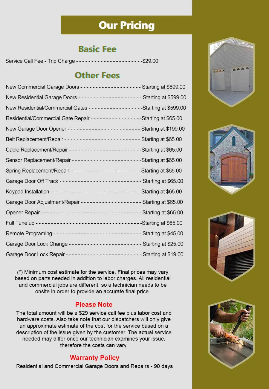 HighTech Garage Door Service Cedar Knolls, NJ 908-382-1223